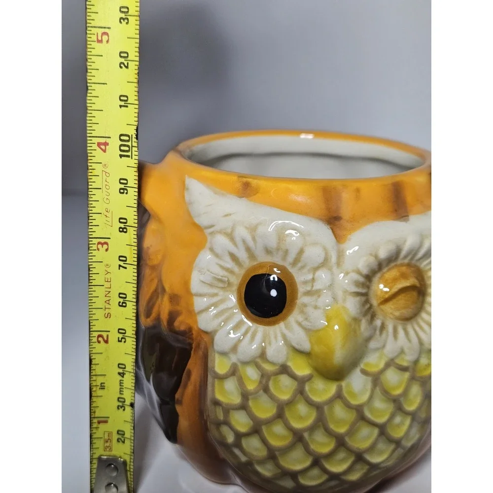 Cracker Barrel Stoneware Witch Pumpkin Owl Tea Pot Mug Cup 3 piece Halloween